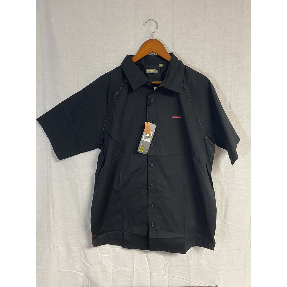 Mens Chase54 Button Down Vented Golf Shirt Size Large New With Tags Chase 54